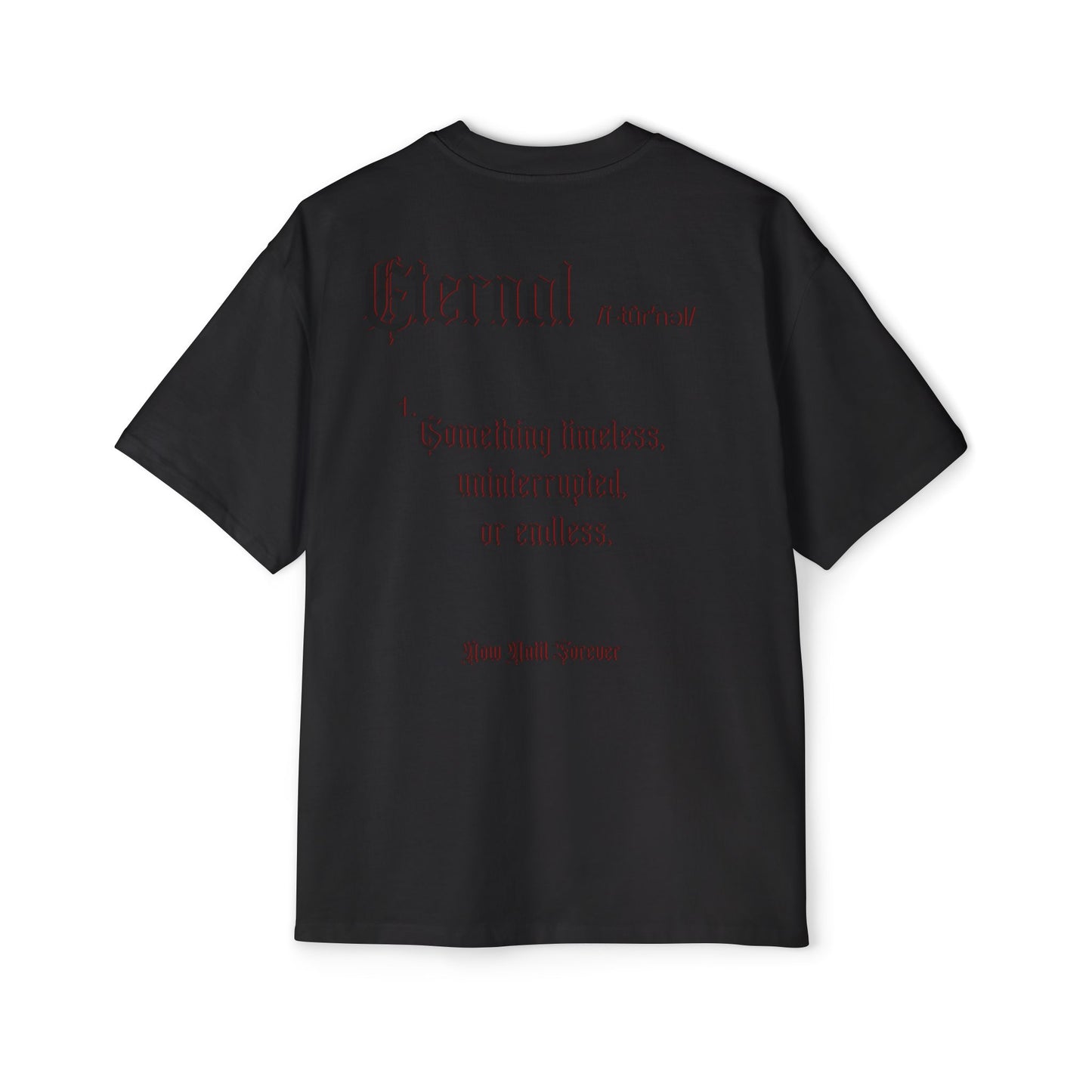 Men's Heavy Oversized Tee - Eternal Definition