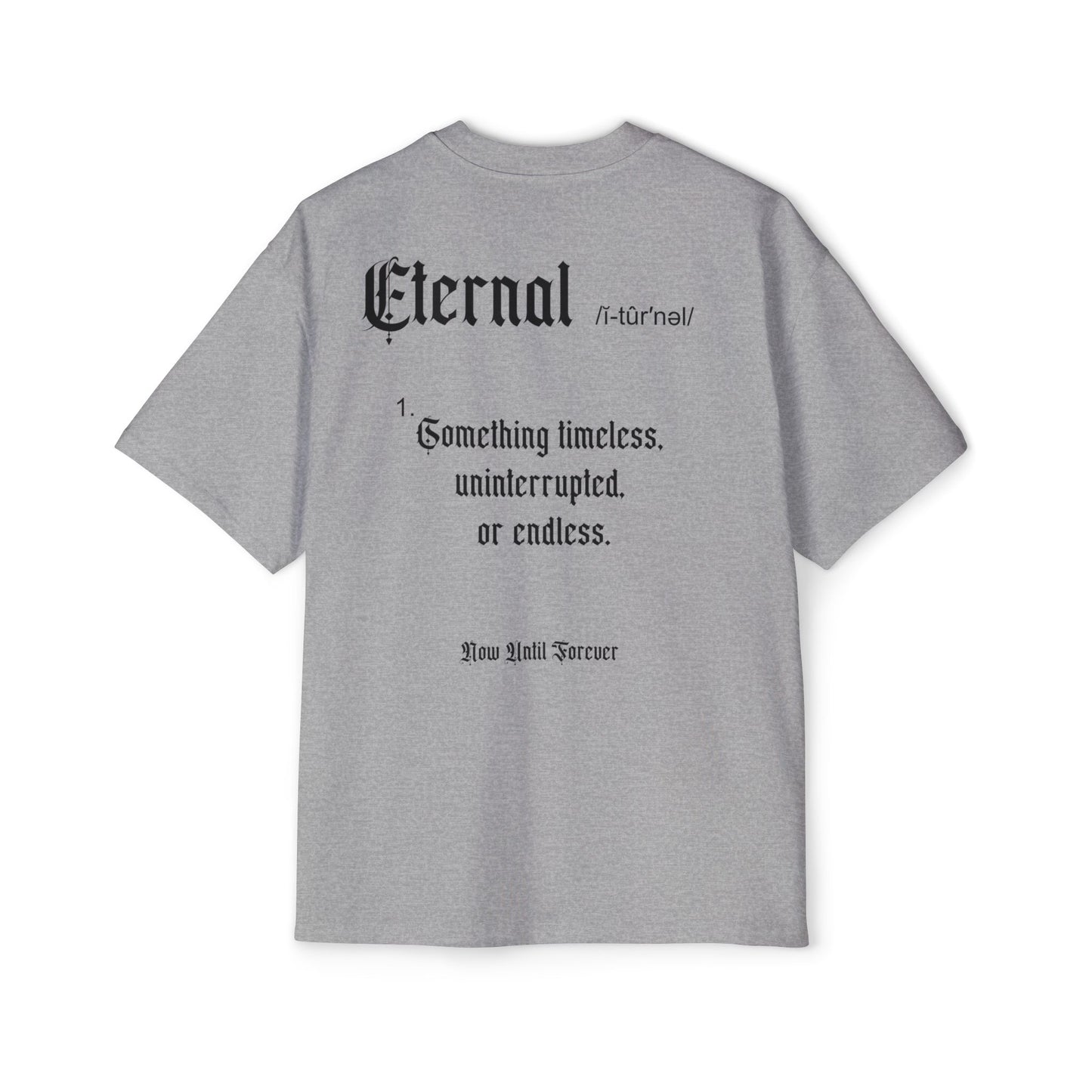 Men's Heavy Oversized Tee - Eternal Definition