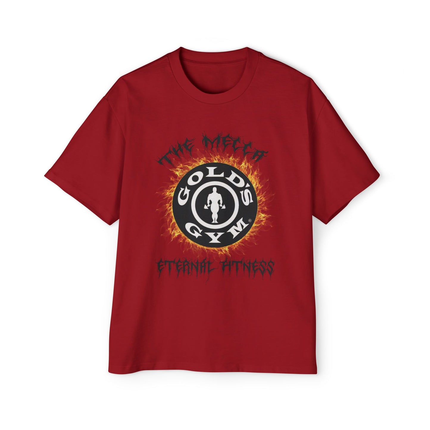 Men's Heavy Oversized Tee -  Gold's Gym Homage